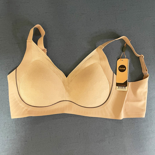 Outak's Women's Underarm-smoothing With Seamless Stretch Wireless Lightly Lined Comfort Bra