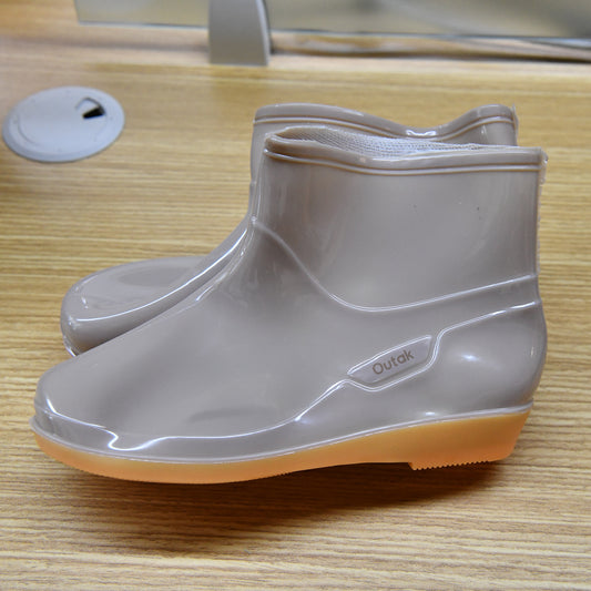 Outak Rubber Shoes, Waterproof Rubber Shoes, Anti-Slip Rubber Boots with Breathable Neoprene Lining