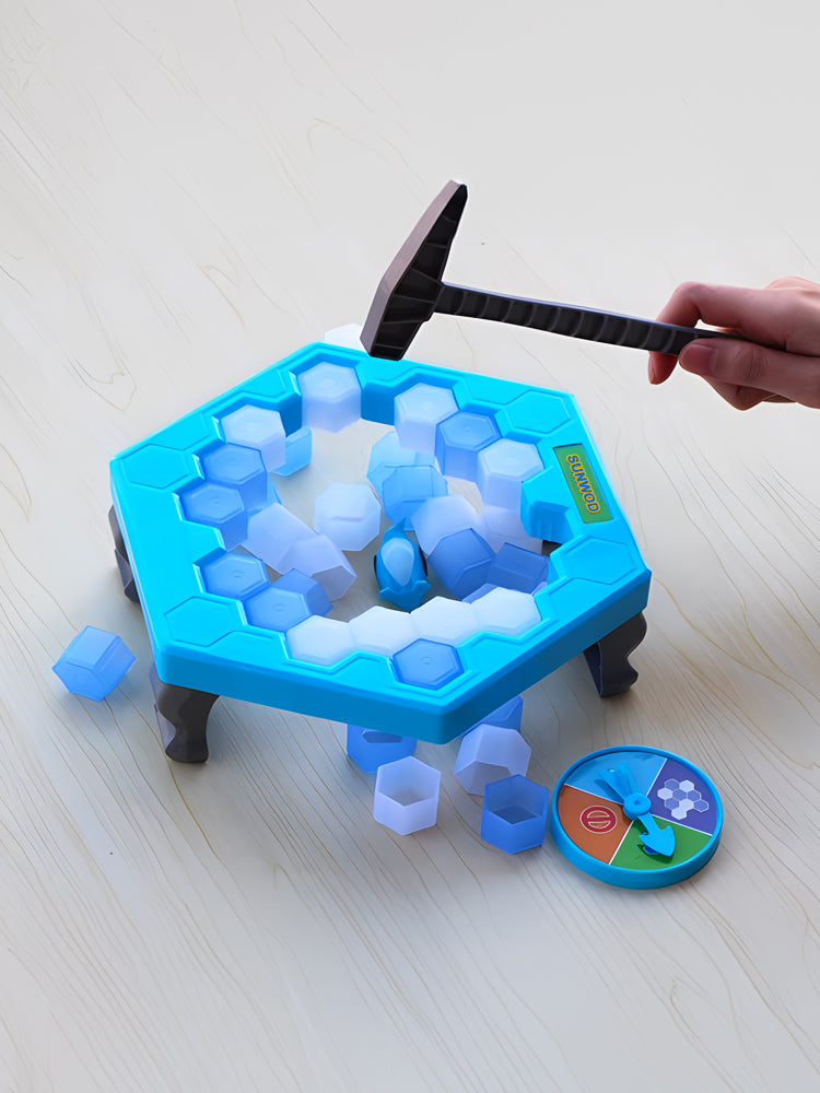 SUNWOD Puzzle Table Games Penguin ice pounding Block Interactive Game