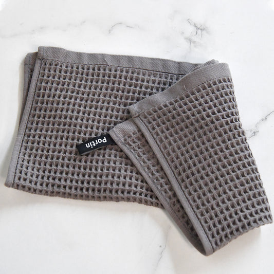 Portin Grey Rags for cleaning
