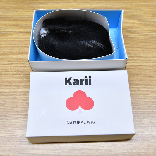 Karii Natural Black Straight False hair