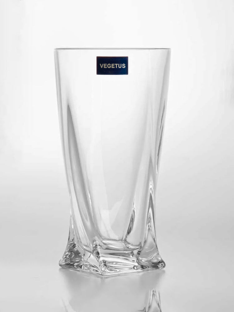 VEGETUS Clear Glass Tumbler