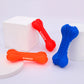 SUNWOD Rubber Chew Toys for Pets Dogs, Dog Puppy Bone Shaped Bite Molar Stick Chew Training Scratch Interactive Toy