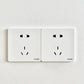 CORNMI 3pcs Household Wall Socket Multi-use Wall Plug Professional Power Outlet Home Accessory