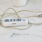Newoer Fast Charging Embedded Power Strip Flat Plug (White)