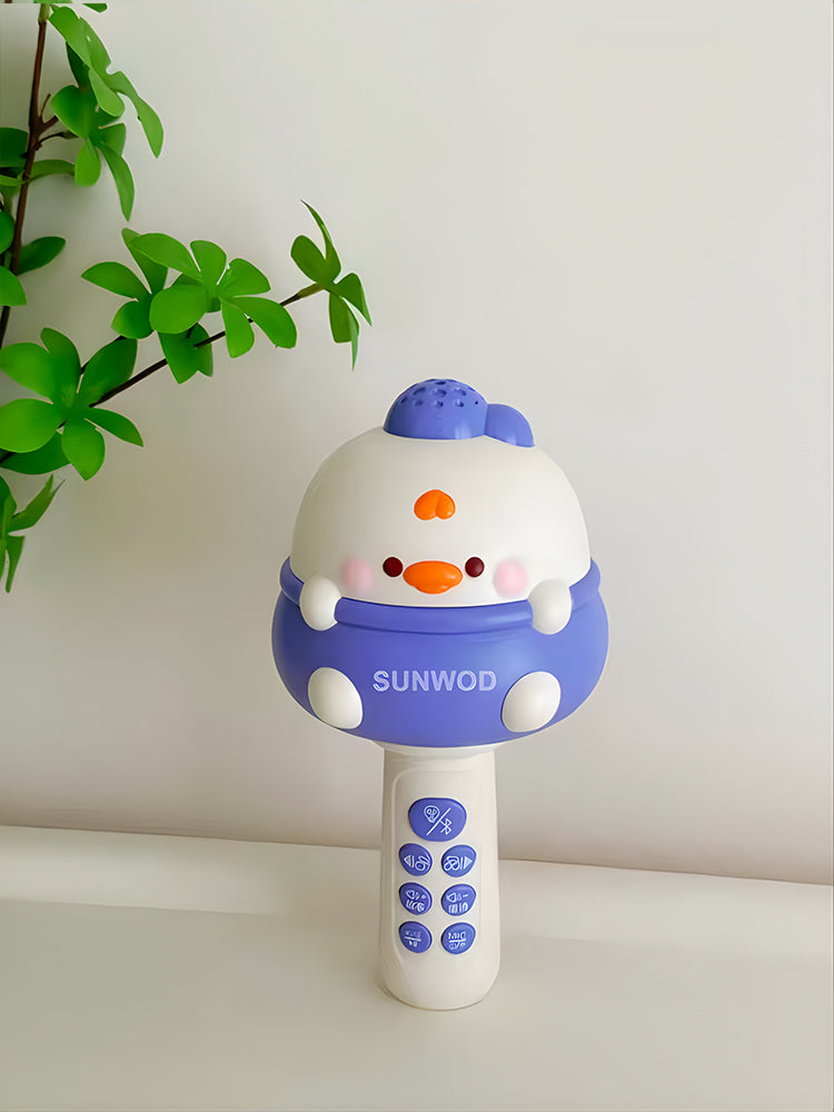 SUNWOD Children's Microphone, Chicken Wireless Bluetooth Karaoke Microphone