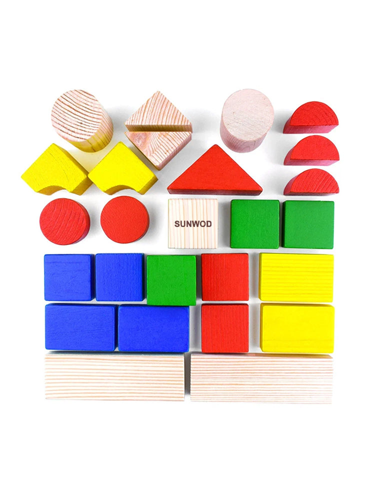 SUNWOD Building blocks for toddlers, early childhood education toys (20 pieces)