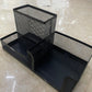 Pulatree Black Mesh Metal Pencil Holder for Desk