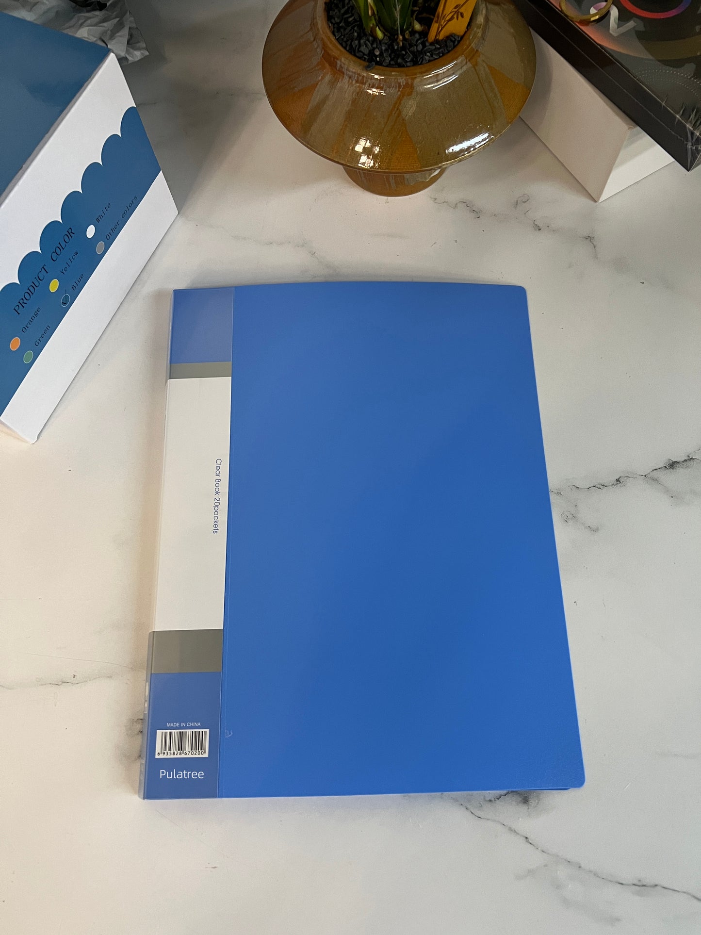 Pulatree Office Products Blue Folders