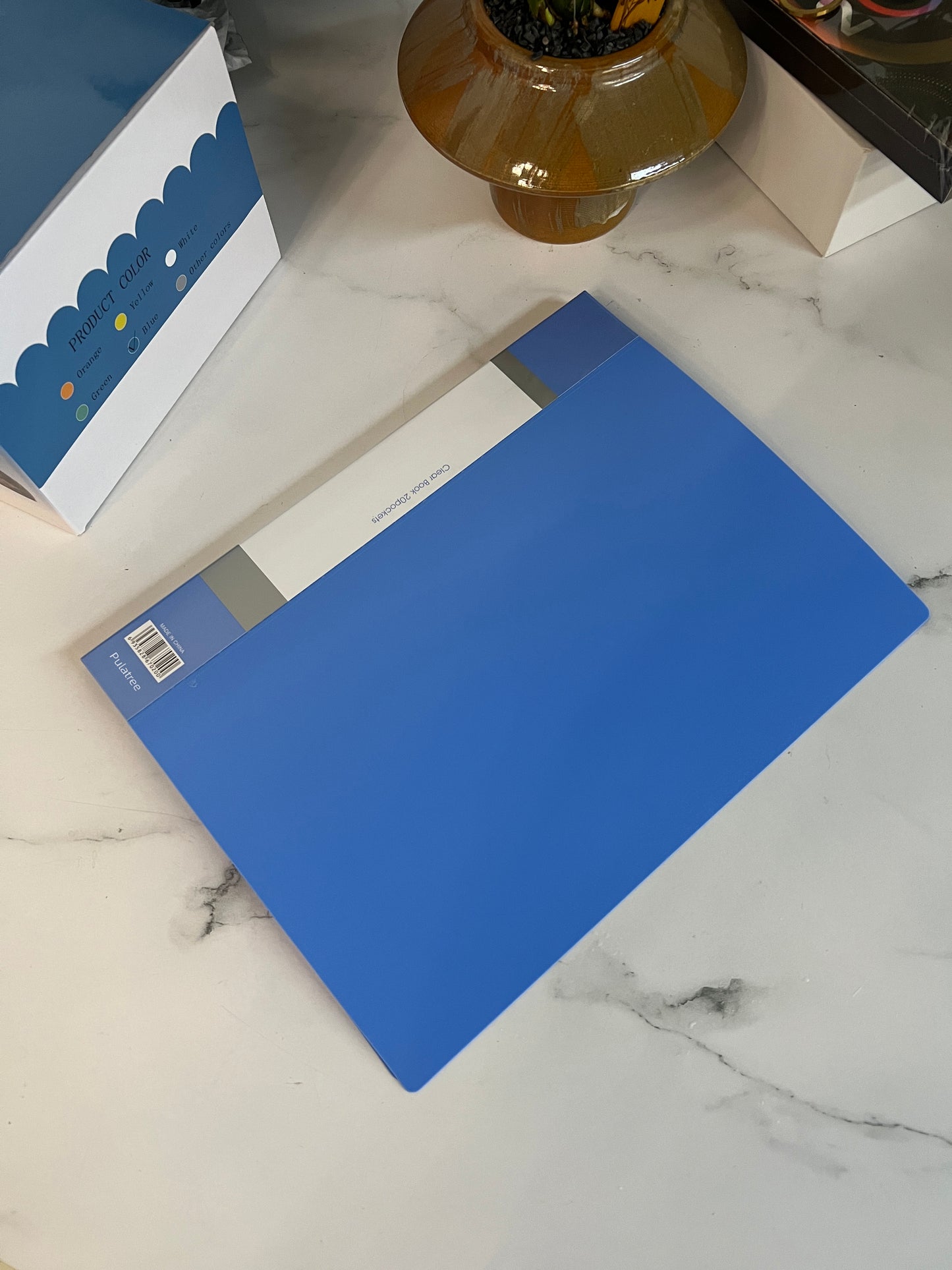 Pulatree Office Products Blue Folders