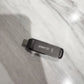 ARMYTE Metal Rotatable Portable Flash Drive Black 128GB