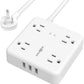 Newoer Power Strip Surge Protector USB