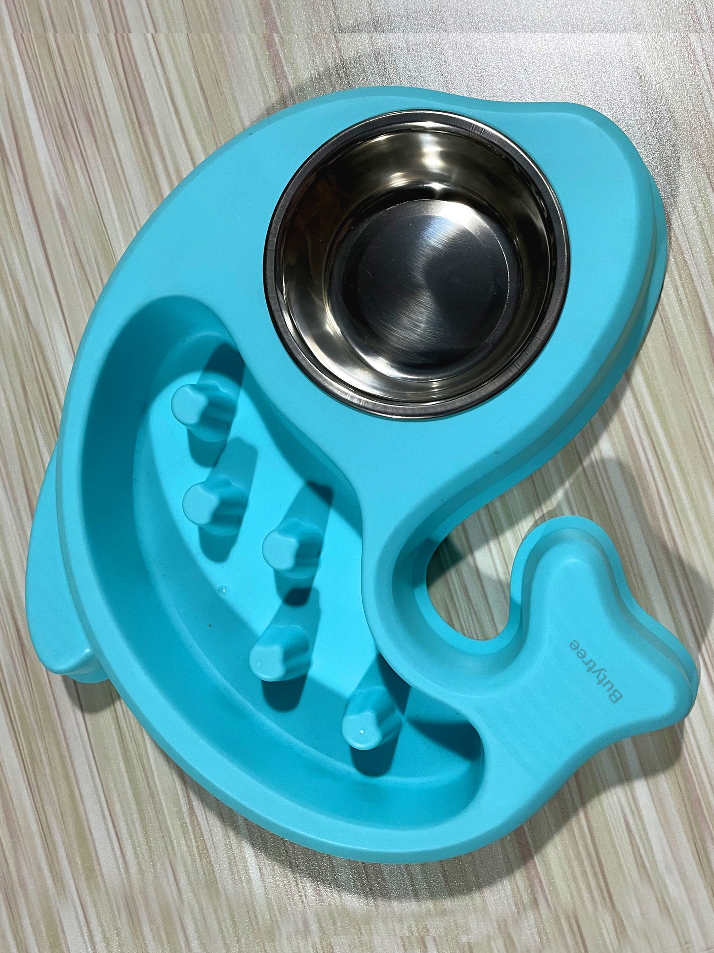 Butytree Pet Feeding & Drink Bowl, Pet Fun Feeder Dog Bowl Slow Feeder Non-Skid Cat Bowl Eco-Friendly Durable Dog Cat