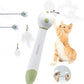 Moudove Cat Toys, Teaser Wand Feather Interactive Catcher Exerciser - Moudove 2 in 1 Retractable Replacement Toy for Indoor Travel Cats Playing Refills Fishing Kitty Flexible & Portable Entertainment